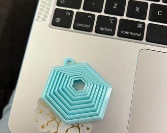 Drukowana w 3D sześciokątna zabawka sensoryczna Fidget: cicha, sensoryczna zabawka biurkowa do koncentracji