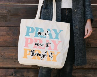 Faith Tote Bag: Christian Bible Verse Gift