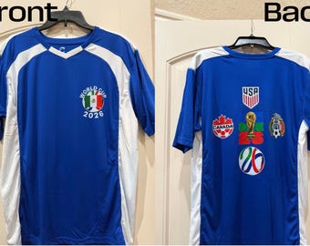 Camiseta de fútbol de la FIFA / Camiseta de fútbol de la Copa Mundial / Camiseta de aficionado de la selección nacional / Camiseta deportiva unisex / Regalo para fanáticos del fútbol