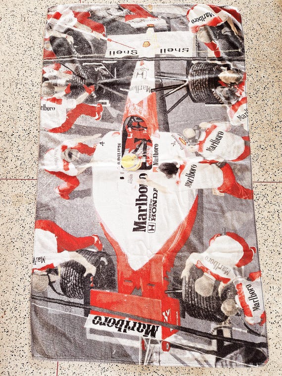 F1　マクラーレン・ホンダ　大判タオル マクラーレン・ホンダF1アイルトン・セナタオル - Etsy 日本