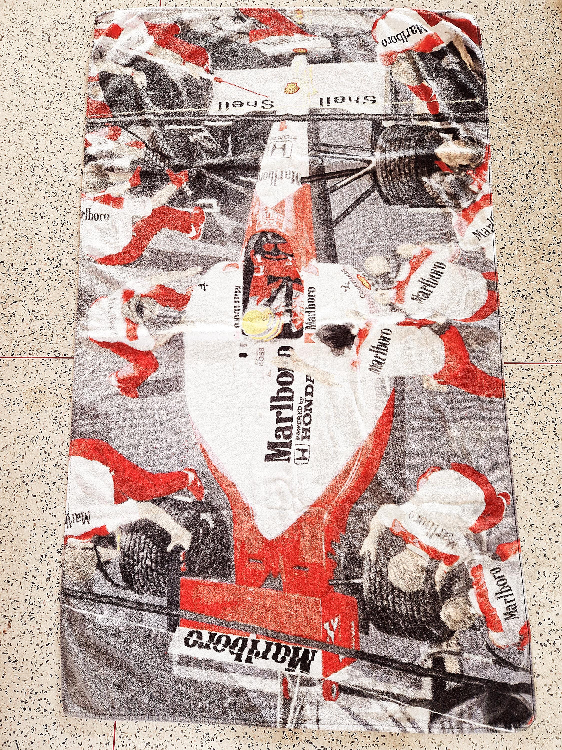 F1　マクラーレン・ホンダ　大判タオル マクラーレン・ホンダF1アイルトン・セナタオル - Etsy 日本
