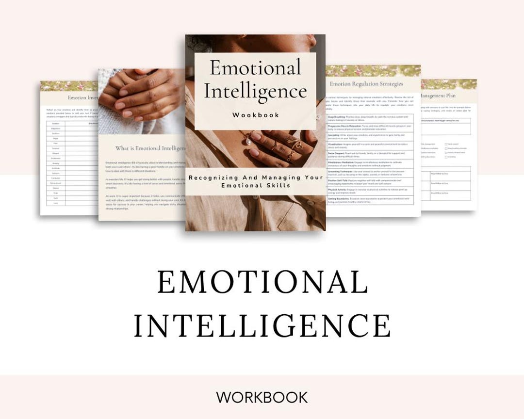 Emotional Intelligence Workbook | Mindfulness | Self-care | Daily ...
