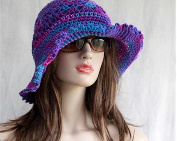 Multicolor Brim Fashion Hat Beach Hat Summer Hat Ladies Hat, Size: Adult Free At ₹ 80/piece In - Foto 3