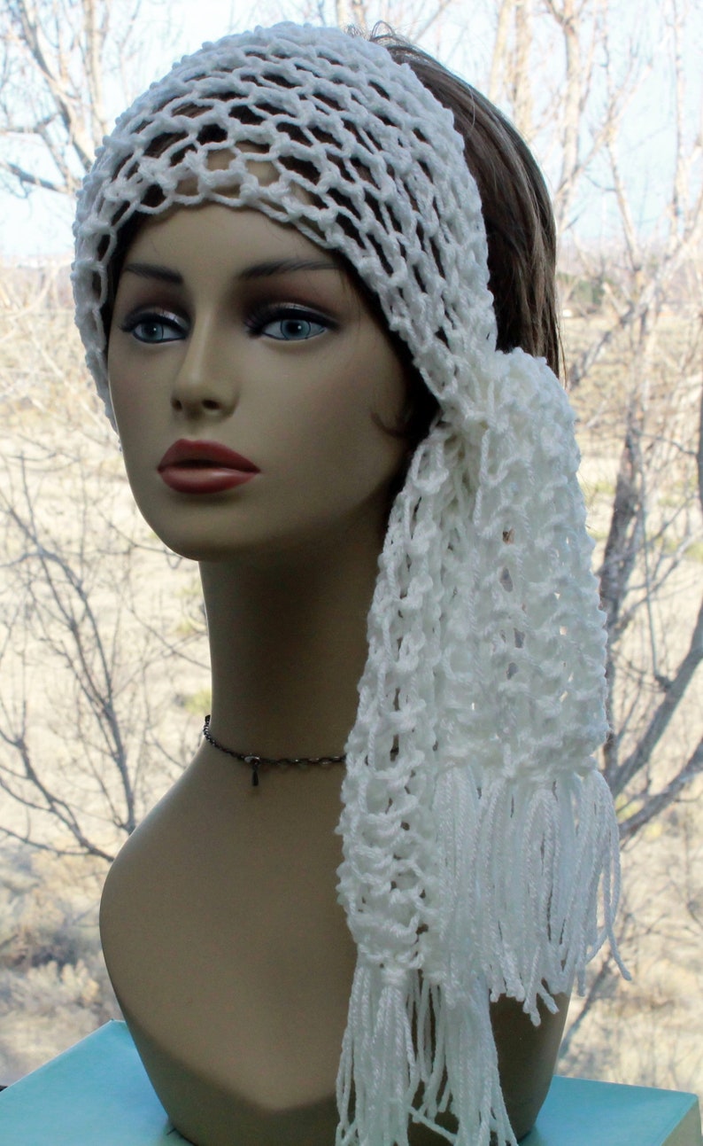 Head Scarf Headband Gypsy Spirit Lace Fringe Headband Women Etsy