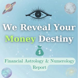 Informe astrológico personalizado sobre dinero y carrera Lectura de numerología financiera, orientación sobre riqueza y éxito, pronóstico de fortuna
