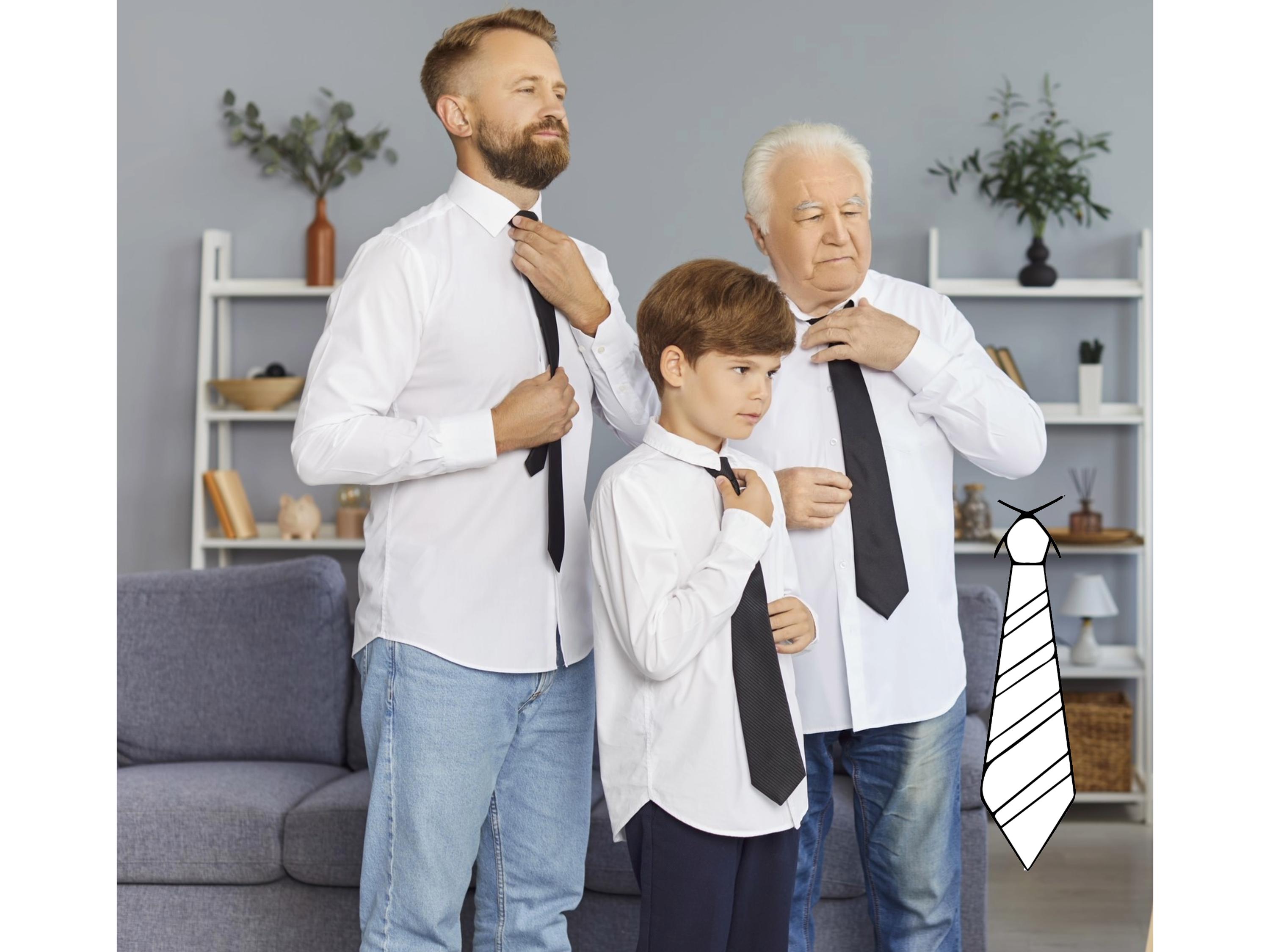 Tie PDF Sewing Pattern Instant Download Necktie Pattern DIY Classic