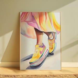 Nike Wall Art - Sneaker Head Gift, Nike Fashion Poster for Sneaker Addicts, Digital Download Artwork for Home Decor