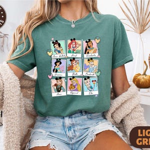 Disney Princess Shirt, Princess Characters Shirt, Disney Girl Trip Tee, Disneyland Trip, Disney Princess Mickey Ears Shirt, Mickey Ears Tee