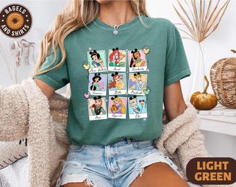 Disney Princess Shirt, Princess Characters Shirt, Disney Girl Trip Tee, Disneyland Trip, Disney Princess Mickey Ears Shirt, Mickey Ears Tee