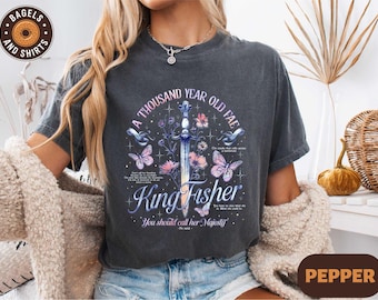 Quicksilver Book Kingfisher Shirt, Fantasy Bookish T-shirt, Quicksilver Gift Shirt for Fan, Kingfisher Merch Sweatshirt, Saeris Fane Tee