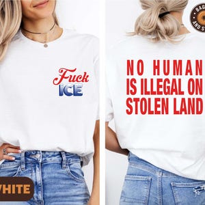 No Human Is Illegal Shirt, Anti ICE T-shirt, Immigration Human Rights Protest Shirt, Political Activist Graphic Tee, Anti Trump Sweatshirt