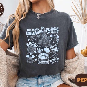 Disney Magical Place Shirt, Disneyland T-shirt, Comfort Colors Best Day Ever Shirt, Disney Epcot Sweater, Disneyworld Animal Kingdom Shirt