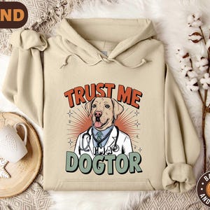 Trust Me I&#39;m A Dogtor Shirt, Funny Dog Shirt, Dog Lover Shirt, Veterinarian Shirt, Animal Doctor Shirt, Veterinarian Gift, Dog Doctor Shirt