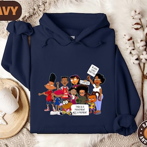 Cartoon Characters Black History Shirt, Black Lives Matter Shirt, Culture Black History Month Hoodie, Juneteenth Shirt, Black History Shirt