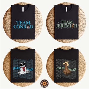 Cousins Beach Shirt, Summer I Turned Pretty Tee, Team Conrad or Team Jeremiah Shirt, TSITP Beach Shirt for Fans, We Will Always Have Summer