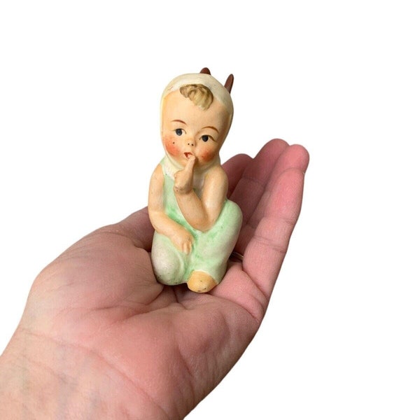 Vintage NAPCO Butterfly Angel, Napco Figurine, Pixie Fairy Butterfly, Child with Wings, Angel Figurine, Butterfly Wings, Winged Child, Gift