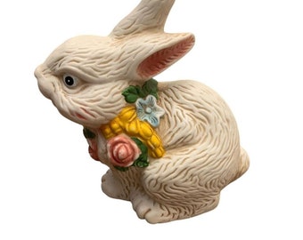 Vintage Bunny Rabbit, Easter Bunny Figurine, Ceramic Bunny, Bunny Decor, Easter Decor, Farmhouse Decor, Bunny Figurine, Easter Collectible