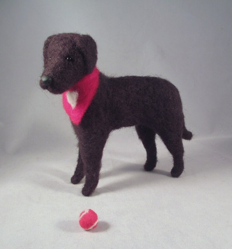 Needle Felted Lab Dog Art Needle Felt Dog Felt Dog Dog Etsy