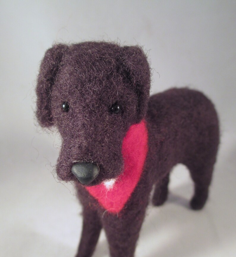 Needle Felted Lab Dog Art Needle Felt Dog Felt Dog Dog Etsy