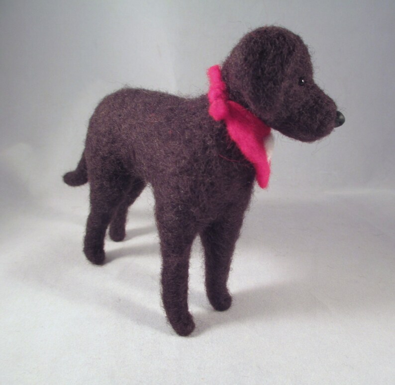Needle Felted Lab Dog Art Needle Felt Dog Felt Dog Dog Etsy