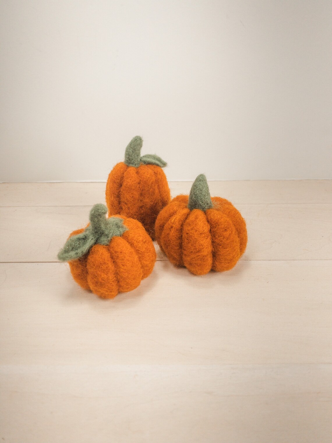Needle Felted Pumpkin Kit Pumpkin Felting Kit Felting Kit Etsy