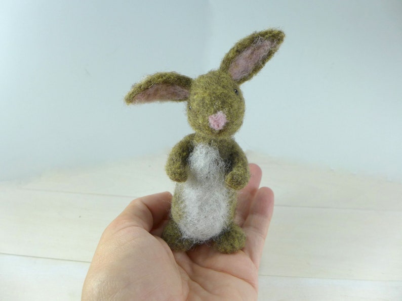 Needle Felting Kit Bunny Felting Kit Rabbit Felting Kit Etsy