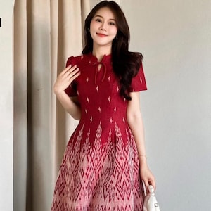 casual thai dress Modern Thai Dress