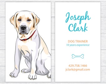 dachshund dog walker dog sitting business cards set of 50