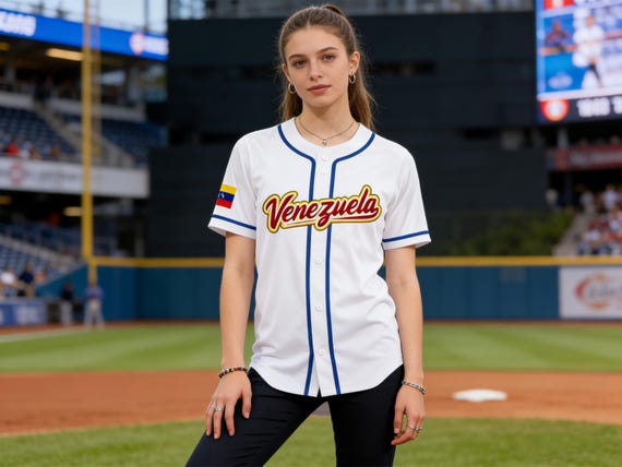 Custom Venezuela Baseball Jersey Jersey 2026 World Baseball, Venezuela Shirt, Baseball T-shirt, Venezuela Libre