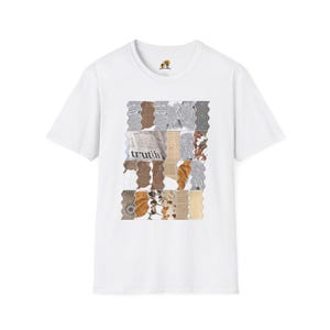 Newsprint Unisex Softstyle T-Shirt, Newspaper Tee, Journalism Shirt, Vintage News Tshirt, Retro Print Top