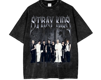 Stray Kids Kpop Graphics Mineral Wash Tee, 2026- 2027 Stray Kids World Tour Run It Shirt, Stray Kids This And That Album Shirt, Skz Bootleg
