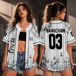 Baseball Jersey Stray Kids - Etsy