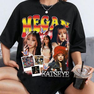 Retro Megan Katseye T-shirt, Katseye Gnarly Shirt, Katseye Soft is Strong Album Shirt, Katseye Touch Shirt, Katseye Members Shirt Sweater