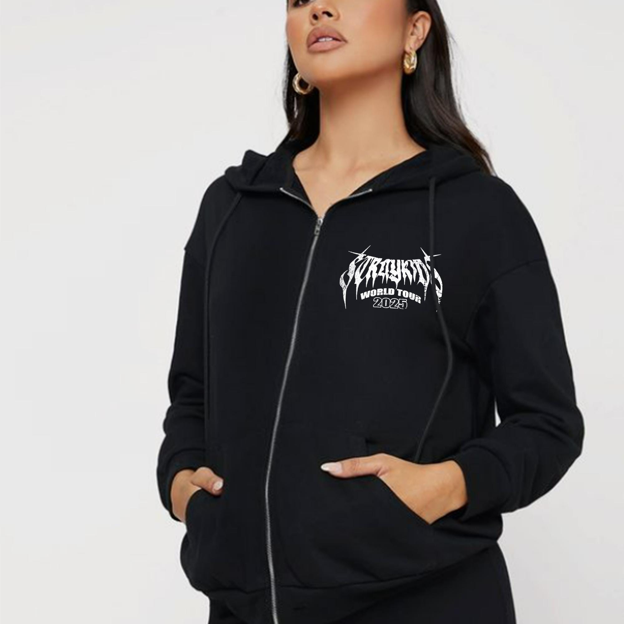 Stray Kids Dominate SKZOO World Tour 2025 Zip Hoodie, Stray Kids