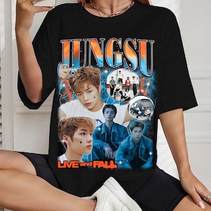 Jungsu Xdinary Heroes Graphic T-shirt, Xdinary Heroes Live and Fall Album Shirt, We Are All Heroes Shirt, Xdinary Heroes Kpop Members Tee