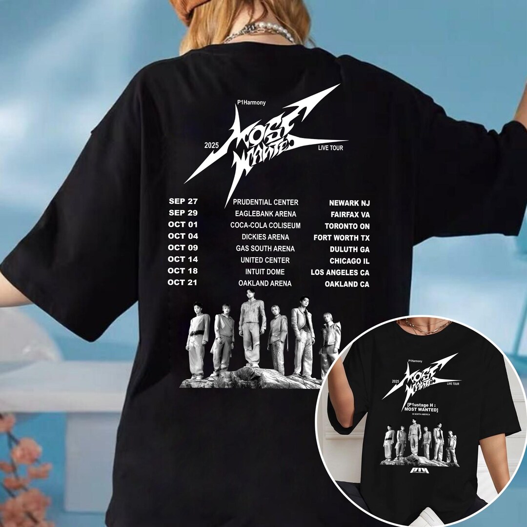 P1Harmony UTOP1A ツアー MD Tシャツ P1Harmony UTOP1A ツアー MD Tシャツ P1HARMONY - 2024