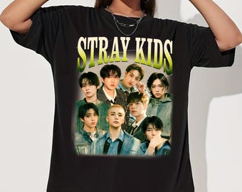 Stray Kids Dominate World Tour US 2025 MINERAL Wash Tee, Stray