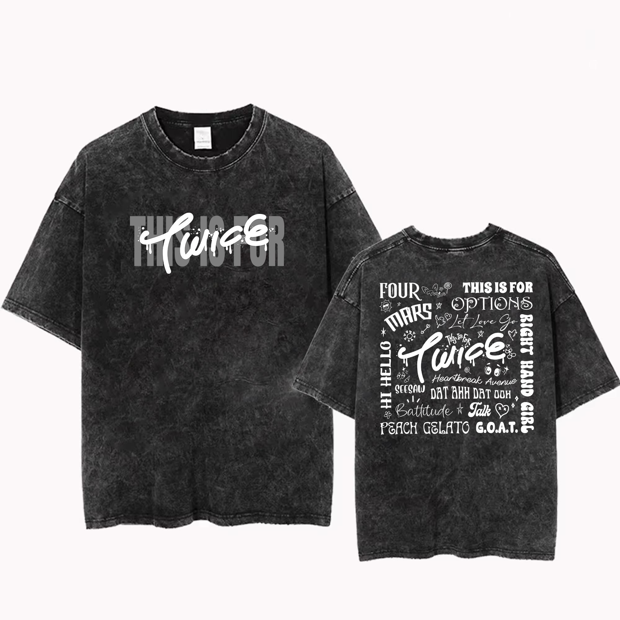 TWICE Strategy Tシャツ 黒 Twice Strategy Tshirt - Etsy
