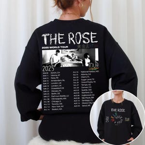 The Rose Once Upon AWRLD World Tour 2025 Hoodie, The Rose WRLD Road Map Shirt, The Rose Dual Shirt, The Rose Kpop Woosung, Dojoon, Hajoon