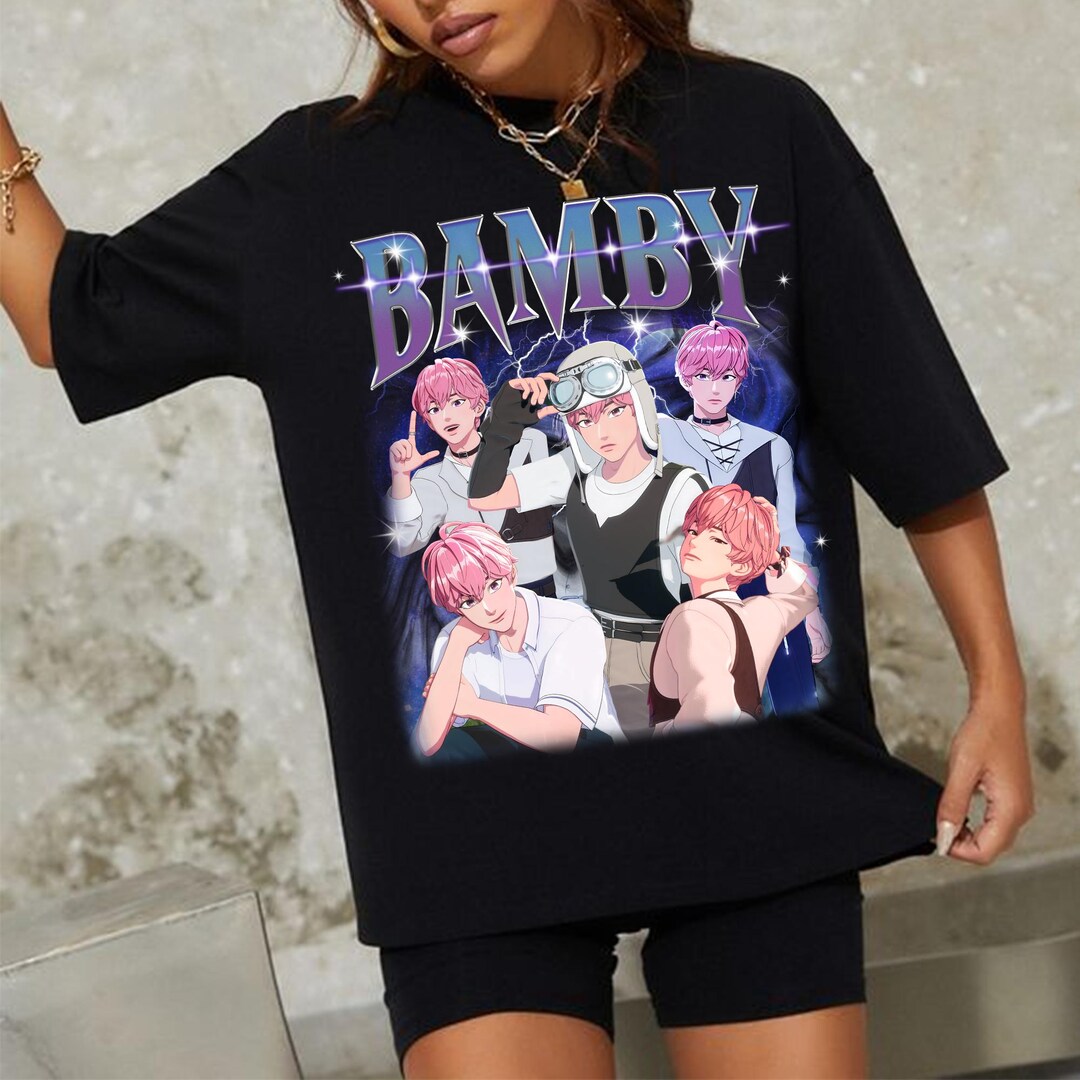 Retro Bamby Plave T-shirt, Plave 2nd Mini Album Asterum: 134-1
