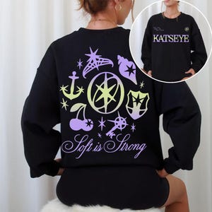 Katseye Soft is Strong Album Sweatshirt, Katseye Touch Shirt, Katseye Kpop Members Manon, Sophia, Daniela, Lara, Megan, Yoonchae Tee Sweater