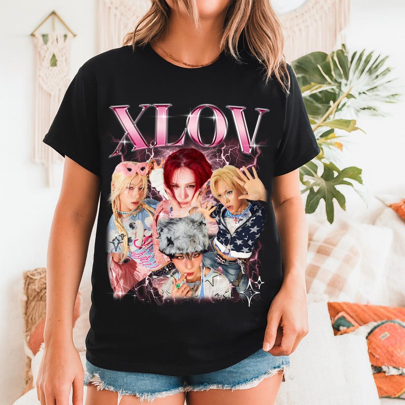 Xlov Kpop T Shirt Etsy
