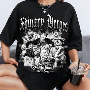 Retro Xdinary Heroes T-shirt, Xdinary Heroes Beautiful Mind World Tour 2025 Tee, Beautiful Mind Album, Xdinary Heroes Live and Fall Sweater