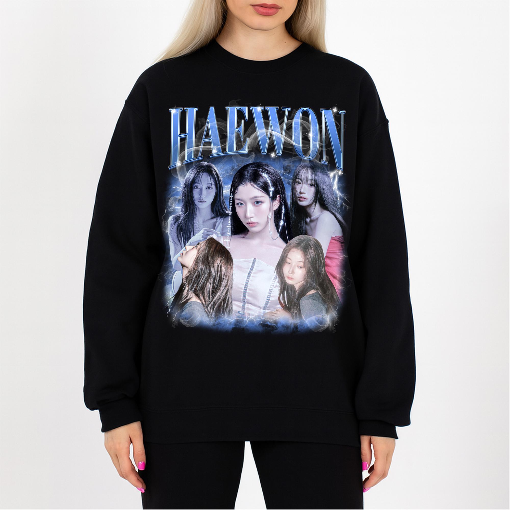 Retro Haewon NMIXX Kpop T-shirt, Nmixx Blue Valentine Album Shirt