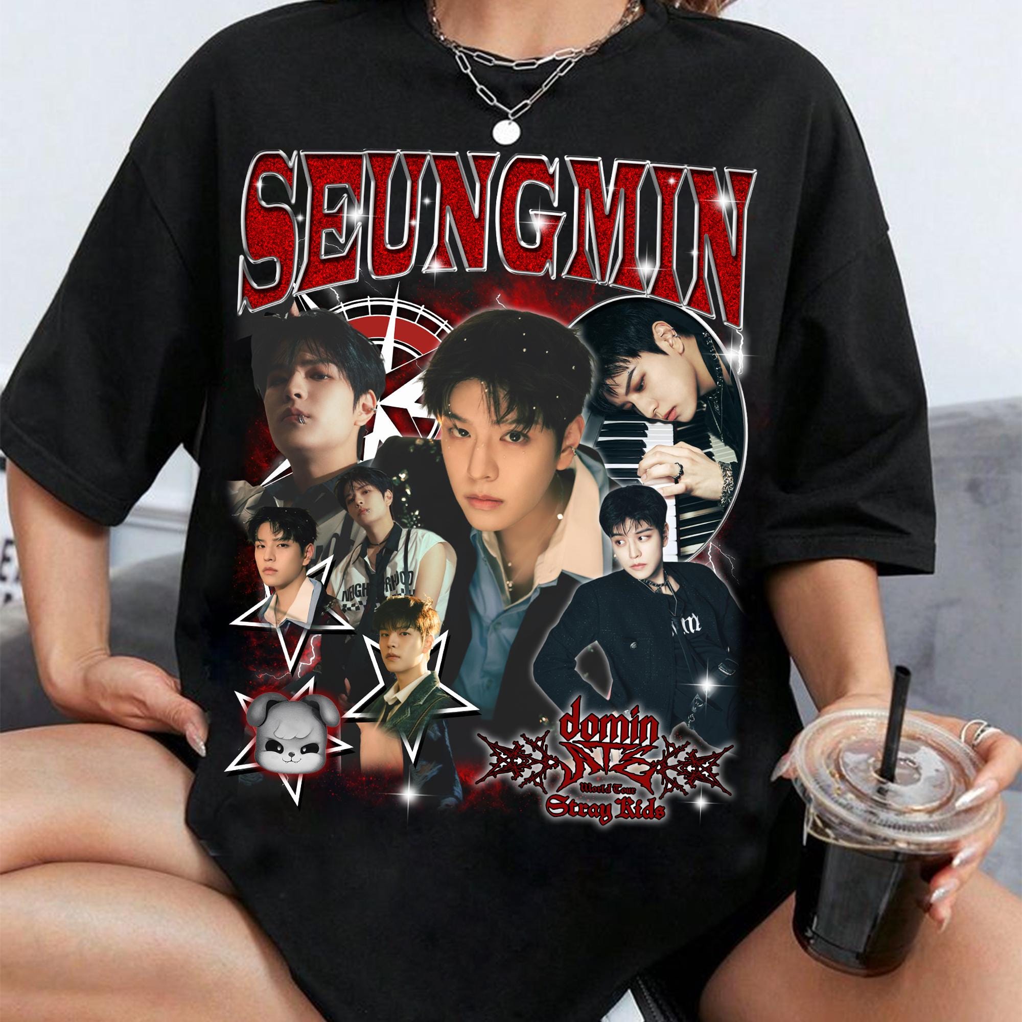 STRAYKIDS dominATE skzoo Tシャツ スンミン Stray Kids dominATE domin ate pop up in Japan seungmin evil