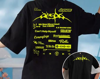 Aespa Lemonade Tracklist T-shirt, I'll Make It Shirt, Aespa WDA Whole Different Animal Shirt, AESPA Synk Live Tour 2026 Tee Sweater Hoodie