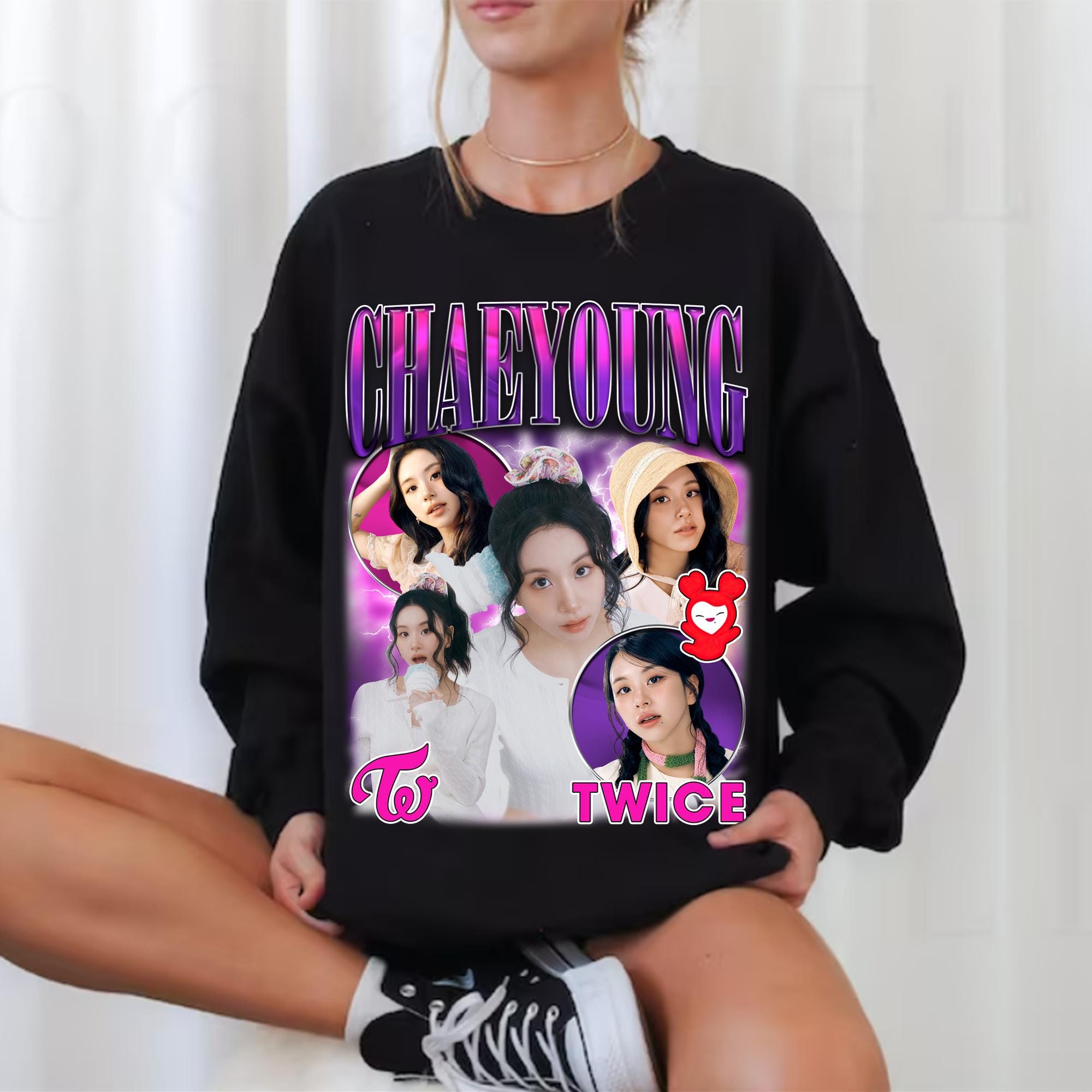Retro Chaeyoung Twice T-shirt, Twice Four is Shirt, Guess My
