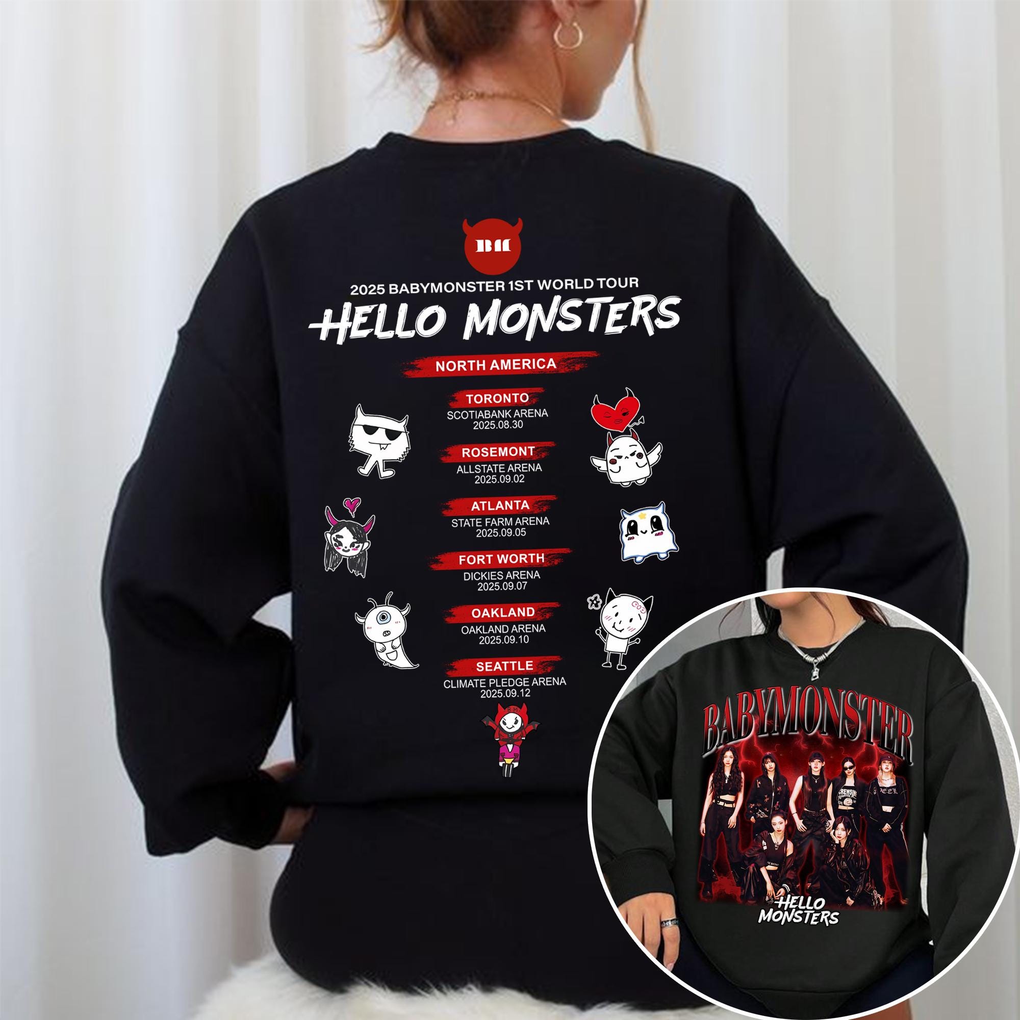 Babymonster Sweatshirt - Etsy