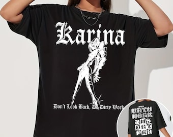 AESPA SYNK Parallel Line 2024 Tour Shirt Kpop Merch Album Light