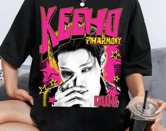 Retro Keeho P1Harmony Kpop T-Shirt, P1Harmony Duh! Album Shirt, P1Harmony Utop1A Tour Shirt, P1Harmony Sad Song Tee,Theo, Jiung, Intak, Soul